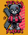 Teddy Street Vibes  Unisex Oversized Classic T-Shirt