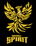 Unbreakable Spirit Oversized T-Shirt – Golden Vinyl Print