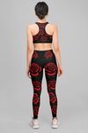 Rebel Rose Set Co-ord – Leggings + Sports Bra