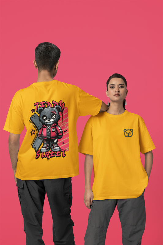 Teddy Street Vibes  Unisex Oversized Classic T-Shirt