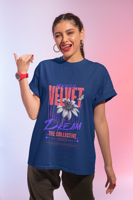 💎 Velvet Dream – Royal Blue Tee (The Collection) Unisex