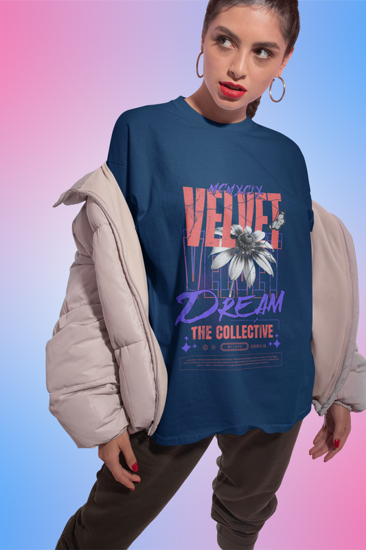 💎 Velvet Dream – Royal Blue Tee (The Collection) Unisex