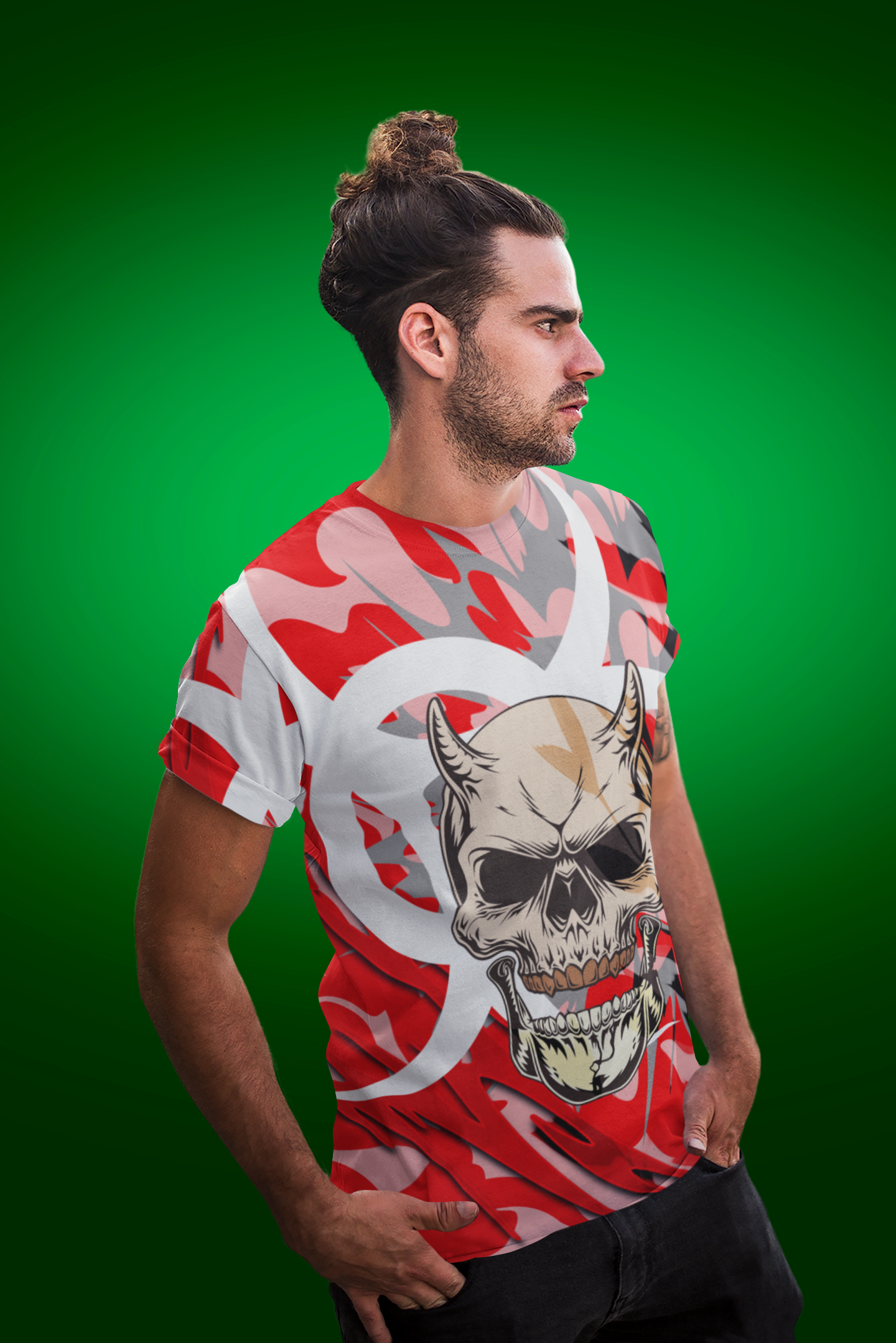 Chaos Reborn – Abstract Skull Tee